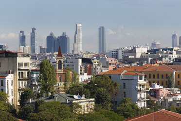 Europa, Türkei, Blick vom Galata-Turm und Hochhäusern in Sisli - SIEF003409