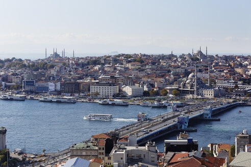 Türkei, Istanbul, Blick vom Galata-Turm - SIEF003410
