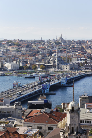 Türkei, Istanbul, Blick vom Galata-Turm, lizenzfreies Stockfoto