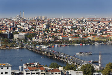 Turkey, Istanbul, View from Galata Tower and Fatih Mosque in background - SIE003414