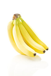 Bananas on white background, close up - MAEF005961