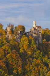 Germany, Baden Wuerttemberg, View of Lichtenstein Castle near Honau - WD001616