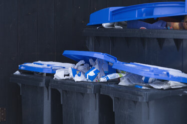 Germany, Separation of wastepaper in bin - CRF002322