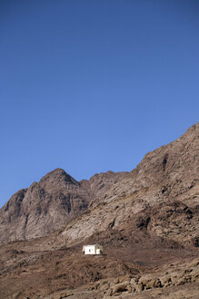 Egypt, View of St Katherine's Abbey at desert Sinai - TK000089