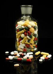 Assorted pills in bottle - HOHF000091