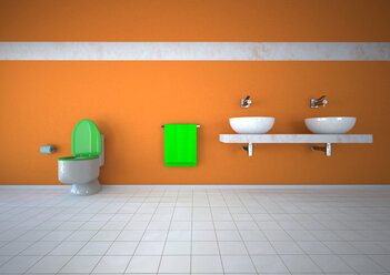 Illustration of bathroom - ALF000058