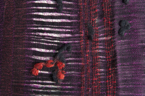 Sheep's wool scarf, close up - TD000018