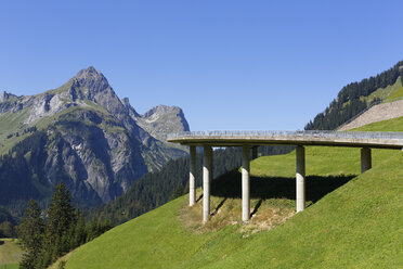 Österreich, Vorarlberg, Blick auf die Hochkunzelspitze im Bregenzer Wald - SIEF003583