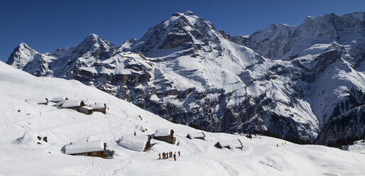 Schweiz, Blick auf Eiger, Mönch und Jungfrau - FF001332