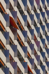 Germany, Baden Wuerttemberg, Apartment building with balconies - WDF001654