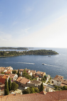 Kroatien, Blick von der Kirche Sv Eufemija auf die Altstadt von Rovinj - MS002889