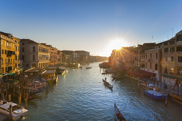 Italy, Venice, View of Grand Canal at dusk - HSIF000158