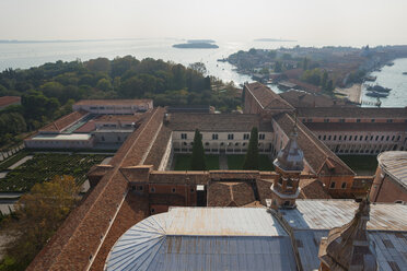 Italien, Venedig, Klostergärten vom Turm von San Giorgio Maggiore - HSI000274