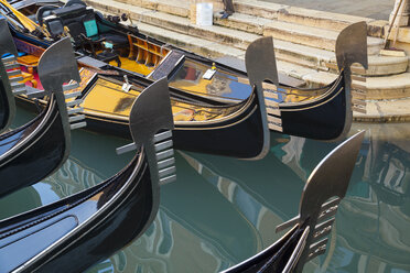 Italy, Venice, Gondolas in canal near St Mark's Square - HSI000276
