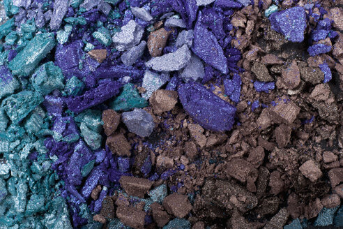 Pieces of eye shadow , close up - TDF000029