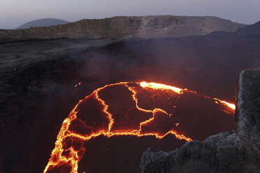 Äthiopien, Blick auf Lava bei Erta Ale - MR001314