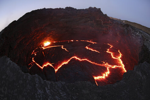 Äthiopien, Blick auf Lava bei Erta Ale - MR001340