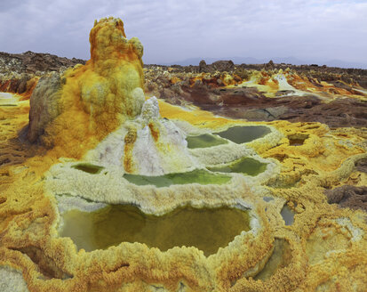 Äthiopien, Blick auf den geothermischen Standort Dallol - MR001319