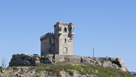 Spanien, Blick auf die Burg von Santa Catalina - WW002834