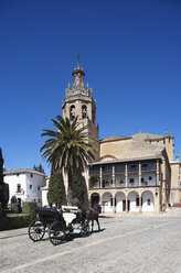 Spain, Ronda, View of Plaza Duquesa de Parcent - WW002814