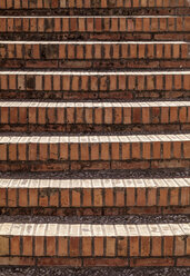 Spain, Brick stairs, close up - WVF000389