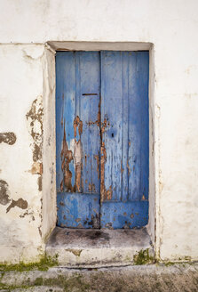 Spain, Wooden door, close up - WVF000350