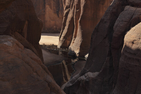 Africa, Chad, View of Guelta d' Archei at Ennedi range - RM000557