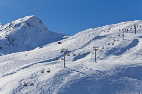 Schweiz,Carmenna, Blick auf den Skilift - WDF001692