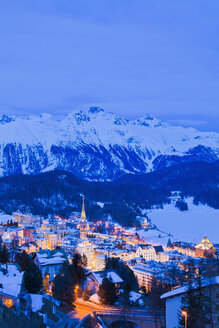 Schweiz, Blick auf das Ortsbild von St. Moritz - WDF001707