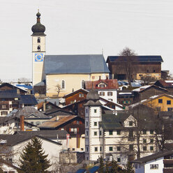 Schweiz, Flims, Ansicht der Kirche - WDF001712