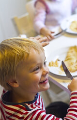 Germany, Children having lunch, close up - JFEF000088