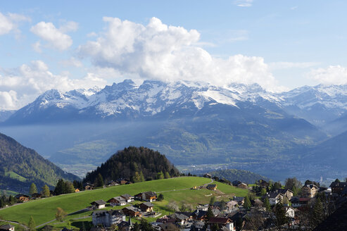 Schweiz, Blick auf das Rhonetal - LB000056