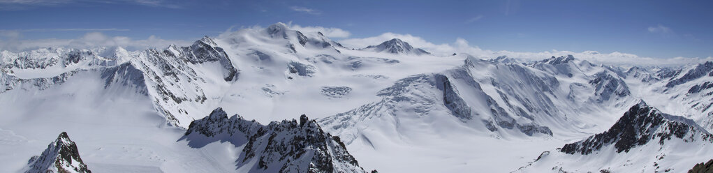 Österreich, Blick auf Wildspitze und Pitztaler Berge - FFF001340