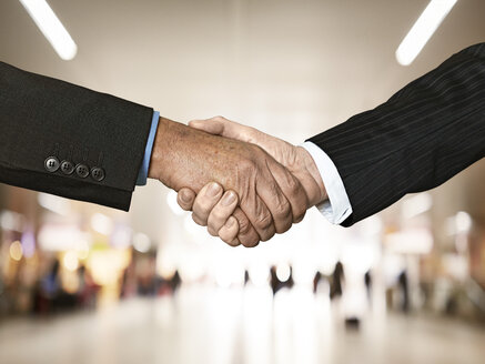 Businessmen shaking hands - STKF000266