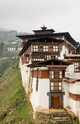 Bhutan, Blick auf den Trongsa-Dzong-Tempel - HL000150