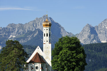 Deutschland, Bayern, Ansicht der Kirche St. Koloman - LH000125