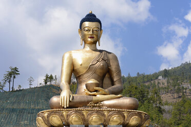 Bhutan, Thimphu, Buddha-Statue am Buddha-Punkt - HL000178