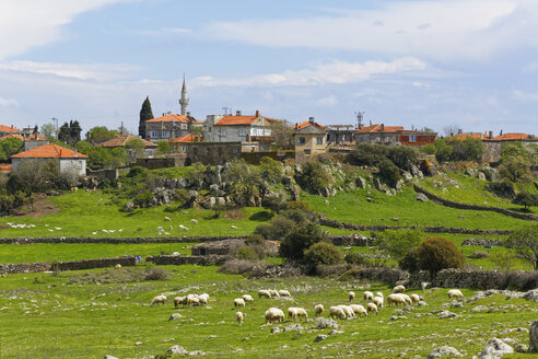 Türkei, Blick auf das Dorf Bektas - SIEF003649