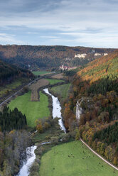 Deutschland, Baden Württemberg, Blick auf das obere Donautal - ELF000107