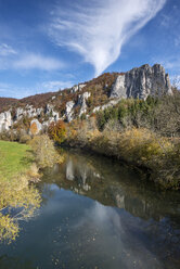 Germany, Baden Wuerttemberg, Rock of Hausener Zinnen - ELF000105