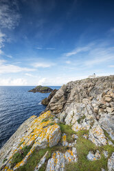 Vereinigtes Königreich, Schottland, Leuchtturm vor der Nordsee - ELF000122