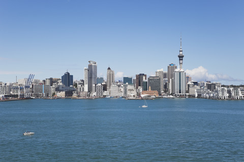 Neuseeland, Auckland, Blick auf die Stadt, lizenzfreies Stockfoto