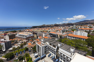 Portugal, Funchal, View of houses at Madeira - AMF000136
