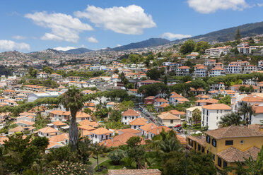 Portugal, Funchal, Blick auf Häuser auf Madeira - AMF000137