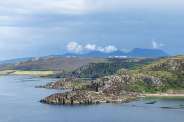 Vereinigtes Königreich, Schottland, Blick auf Loch Broom - ELF000185