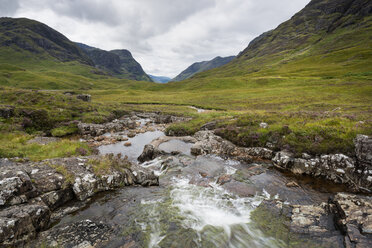 United Kingdom, Scotland, View of River Coe at Argyll - ELF000180