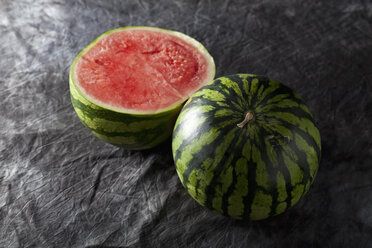 Watermelons on textile, close up - CSF019330