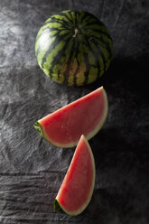 Watermelon on textile , close up - CSF019331