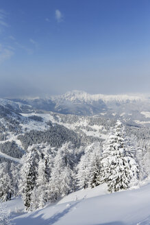 Österreich, Kärnten, Blick vom Nassfeld Richtung Hermagor - SIEF003836