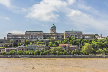 Ungarn, Budapest, Blick auf die Budaer Burg - MAB000075